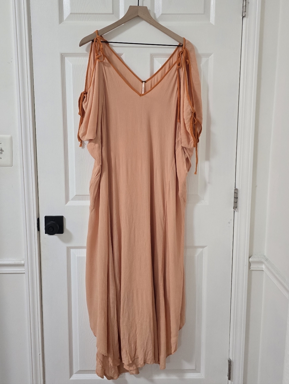 Free People Easy Morning Maxi Loose Boho Dress Size M - Picture 6 of 11
